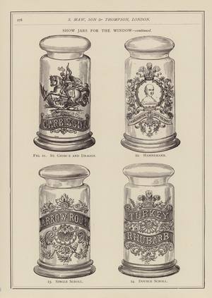 Illustration for S Maw, Son & Thompson’s  medical catalogue, 1891 (engraving)