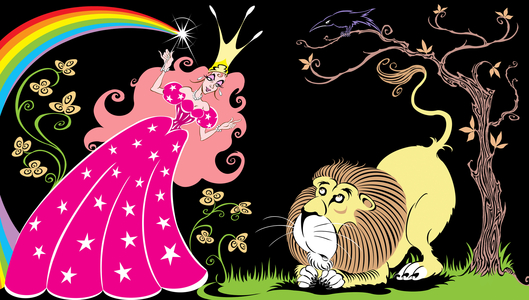 'The Wonderful Wizard of Oz': Glinda the Good Witch and the Cowardly Lion
