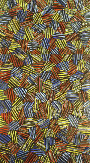 Untitled, 1980 (acrylic on plastic mounted on canvas)