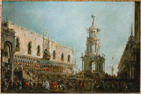 The Feast of Maundy Thursday in Venice, Italy …