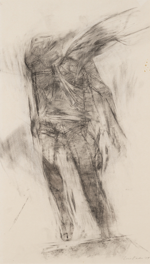 Parachutist, 1959 (charcoal on paper)