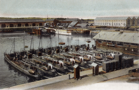 Cherbourg, Normandy, France: the arsenal, postcard, c. 1905