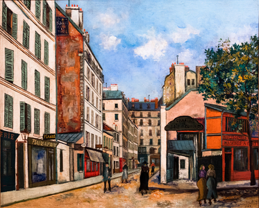 Rue Bayen in Paris, ca. 1915 (oil on canvas)