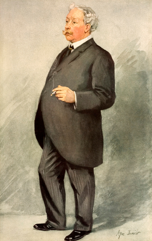 Ernest Collins, British civil engineer (colour litho)