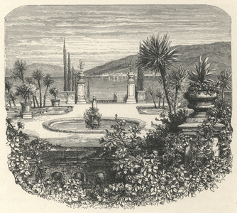 Une terrasse d'Isola-Bella (engraving)