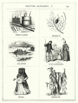 Picture Alphabet, I (engraving)
