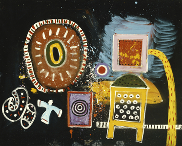 Moon Mirror No.2, 1971 (oil on canvas)