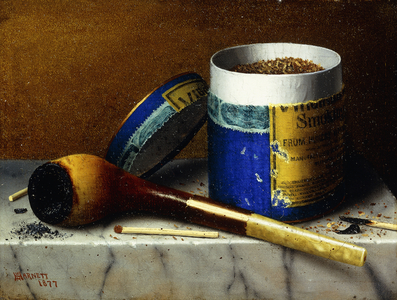 Tobacco and Pipe, 1877 (oil on canvas)