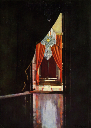 The Great Entrance, Palazzo Pitti (colour litho)