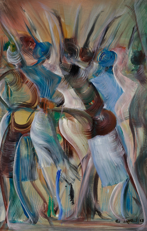 Raising Heaven, 2013 (oil on canvas)