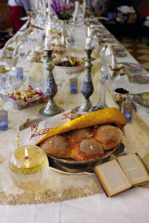 Sabbath Table Setting (photo)