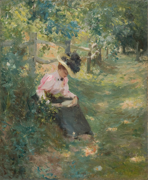 The Lane 1893 (Oil on canvas)
