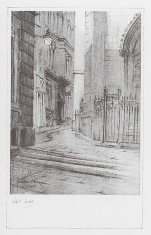 London Lanes: Idol Lane (litho)