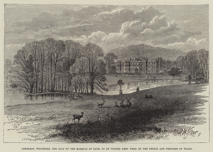 Longleat, Wiltshire, the Seat of the Marquis of Bath, to be visited Next Week by the Prince and Princess of Wales (engraving)