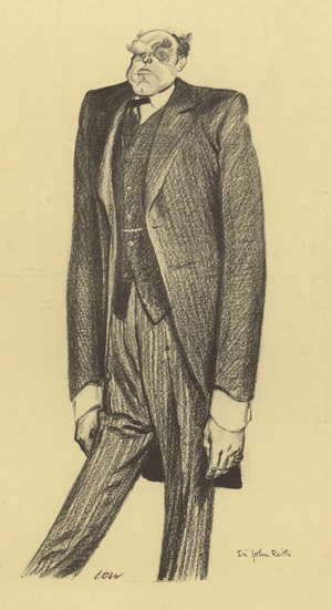 Sir John Reith (litho)