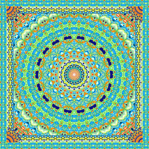 Tropical Fish Wheel Tile, 2016 (photography, digital)