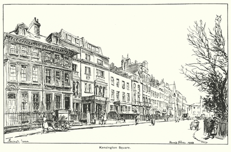 Kensington Square (litho)