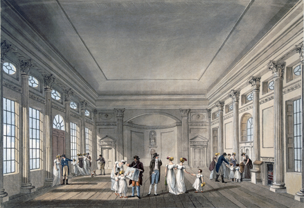 The Pump Room, Bath (aquatint)