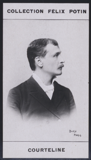Georges Courteline (1861) (b/w photo)