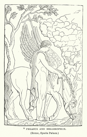 Pegasus and Bellerophon (engraving)