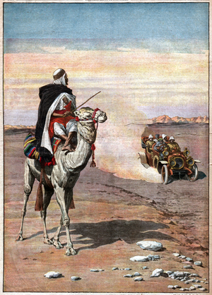 Colonization in Lybia, 1911 (print)