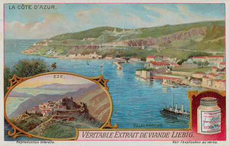 Villefranche and Eze (chromolitho)