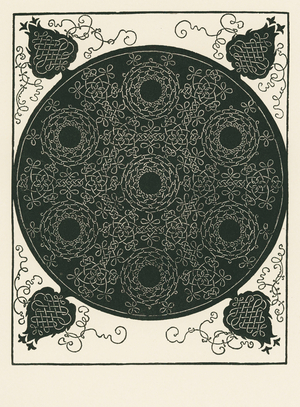 Knot with small black circle in the centre which is repeated six times, 1507 (woodcut)