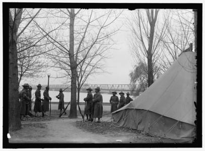 African American soldiers at Washington Encampment 1917 (photo)