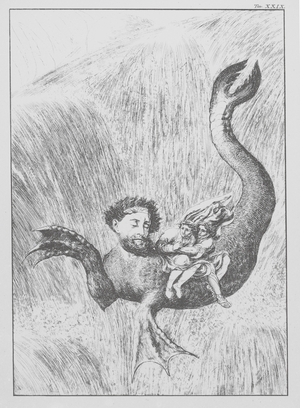 Dante's Divine Comedy, Inferno (Hell), Plate XXIX (litho)