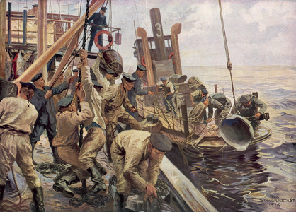 Minelayer (colour litho)