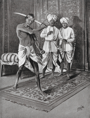 The Last Act of Malik Naib Kafur, AD 1316 (litho)