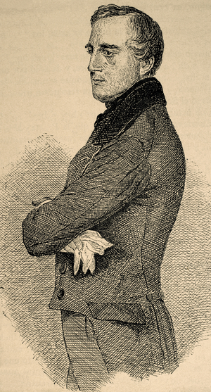 Karl Ludwig von Bruck (1798-1860). Engraving.