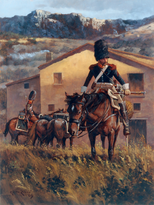 26th Dragon Regiment 1808, 2009 (oil on board)