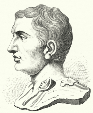 Pompey the Great, Roman politician and soldier (engraving)