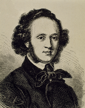 Felix Mendelssohn Bartholdy, composer (engraving)