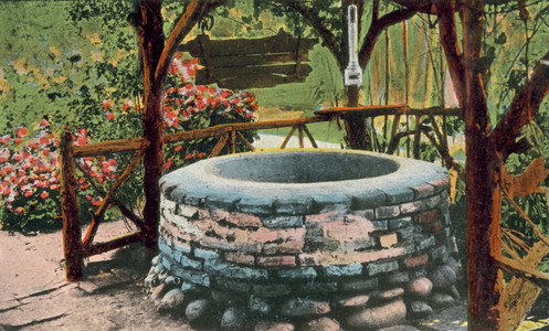 San Diego, California: Wishing Well, Ramona's Home (colour photo)