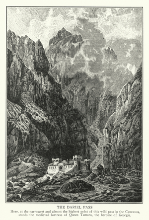 The Dariel Pass (litho)