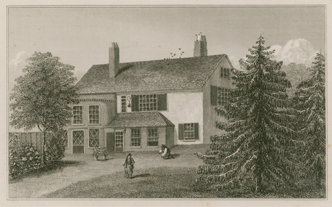 The Vicarage, Tottenham, London (engraving)