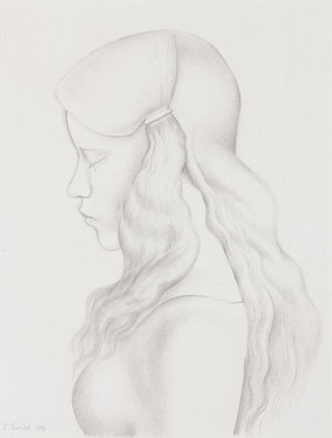 Head of a Girl, 1929 (pencil on paper)