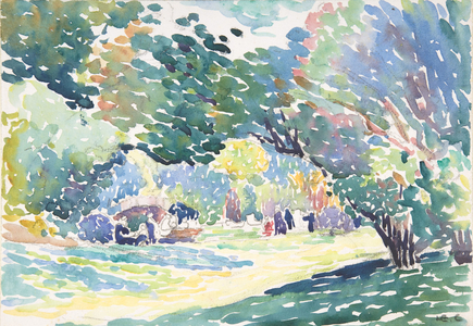 Landscape, c.1904 (w/c and crayon on paper)