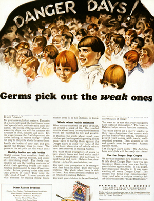 1920s USA, Ralston Magazine Advert