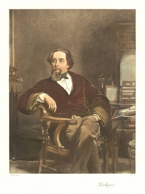 Charles Dickens (copper plate print)