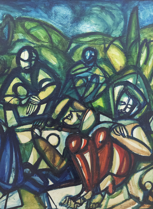 The Garden of Gethsemane, 1924 (oil on hardboard)