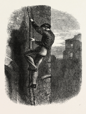 Escape of Morgan, 1870s Engraving