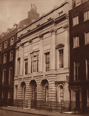 Birthplace of Princess Elizabeth, 1926 (b/w photo)