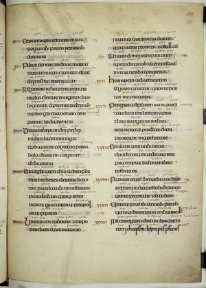 Table of Chapters to St Luke's Gospel