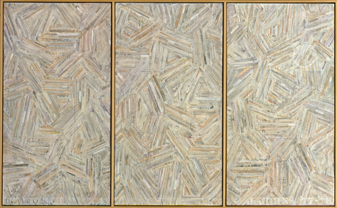 Usuyuki, 1977-78 (encaustic & collage on canvas)