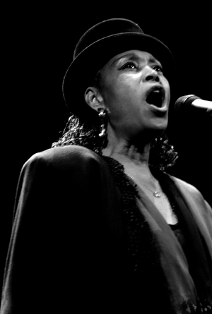 Abbey Lincoln 3 Banlieues Bleues, 1991 (b/w photo)
