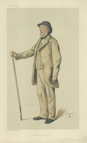 Sir John Bennet Lawes (colour litho)