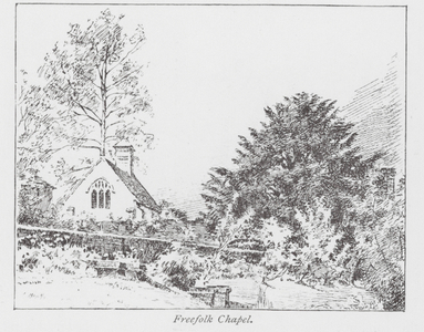 Freefolk Chapel (litho)